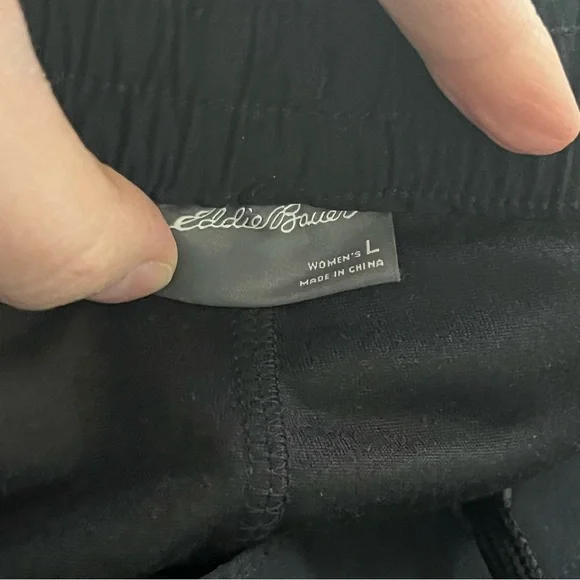 Eddie Bauer Women's Tulip Hem Black Skort, Size Large, Pockets Athletic - Picture 5 of 9